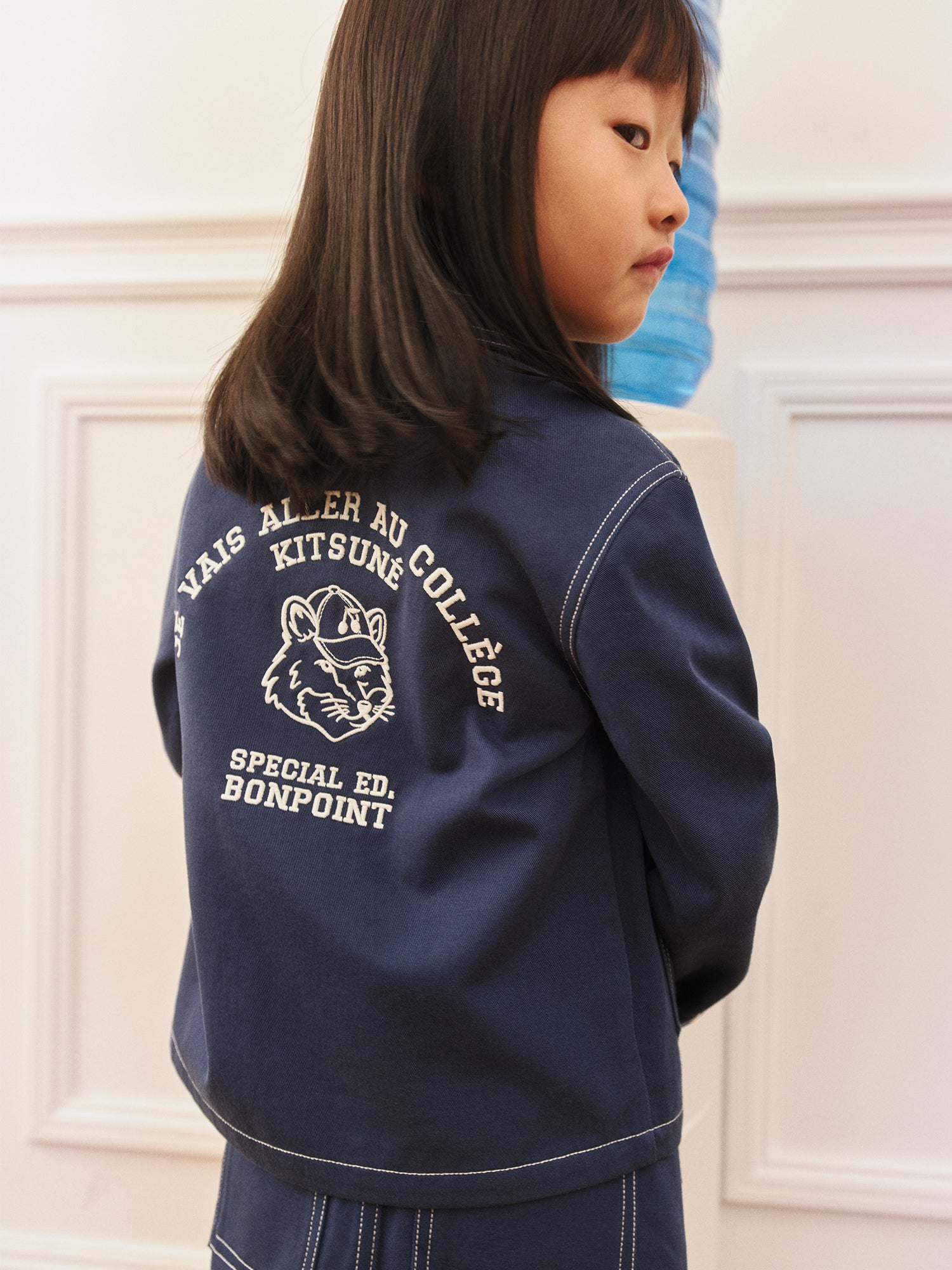 veste brodée au dos