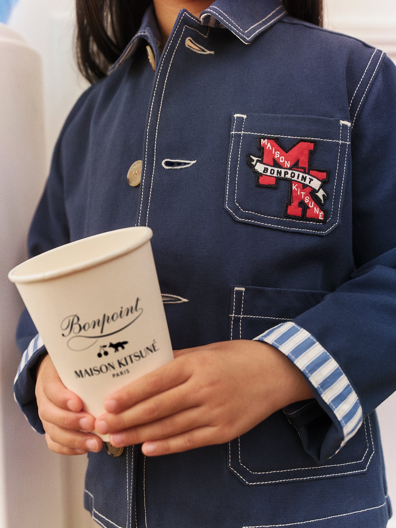 veste brodée au dos