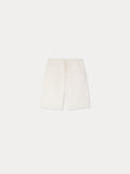 Shorts en coton biologique écru