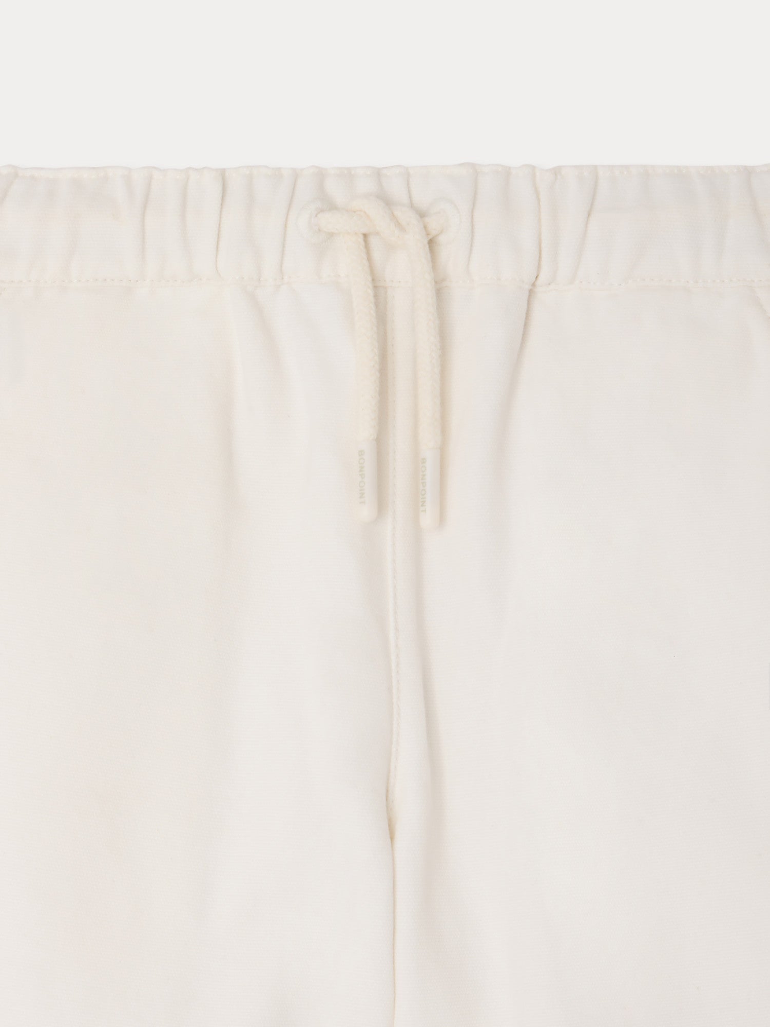 Shorts en coton biologique écru