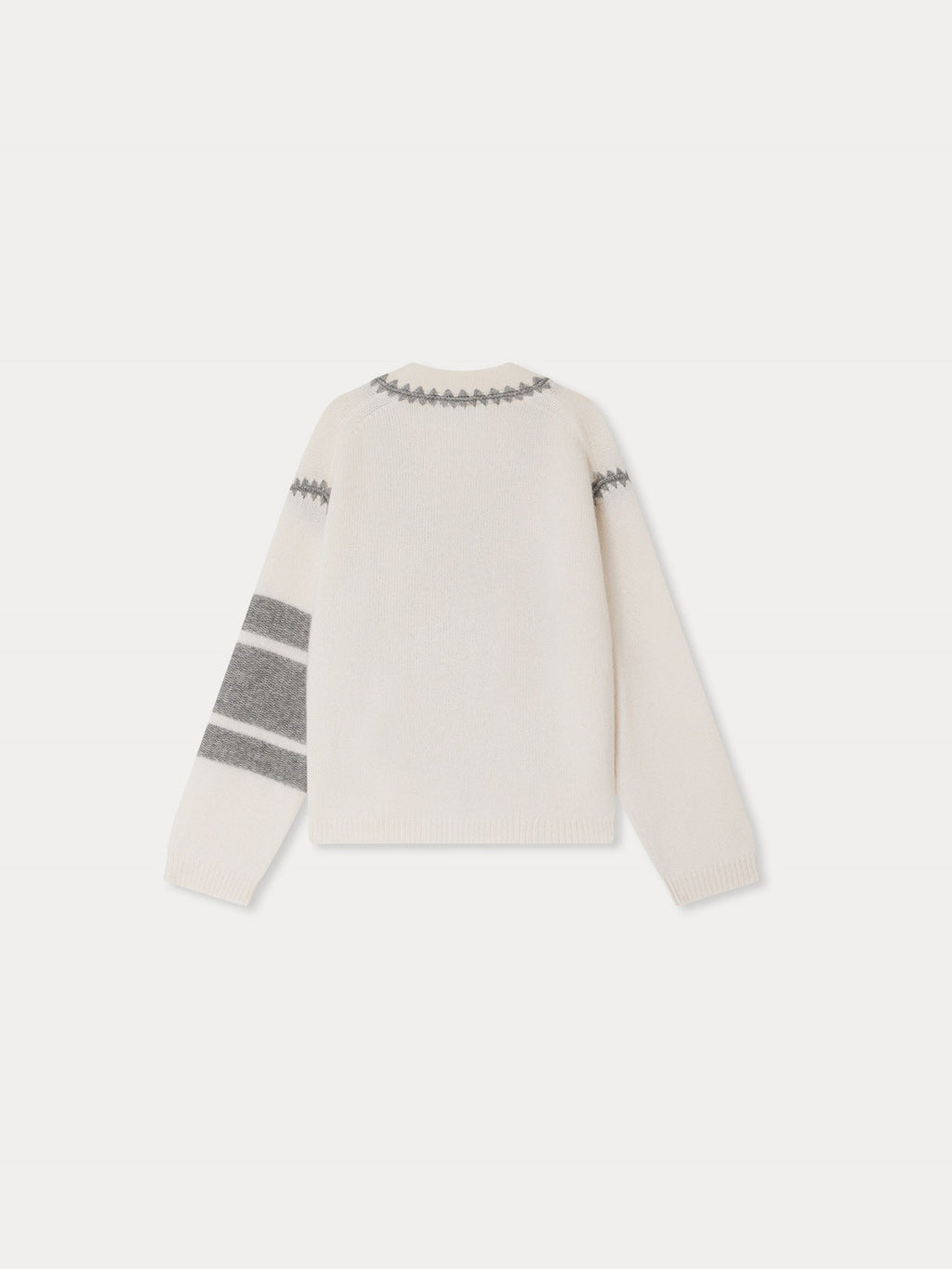 Cardigan brodé de cachemire