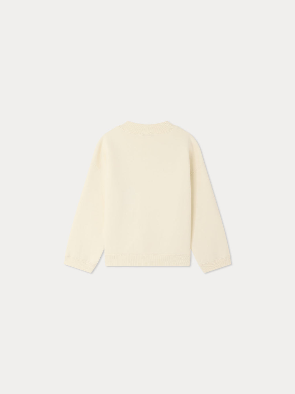 sweat-shirt imprimé en coton biologique