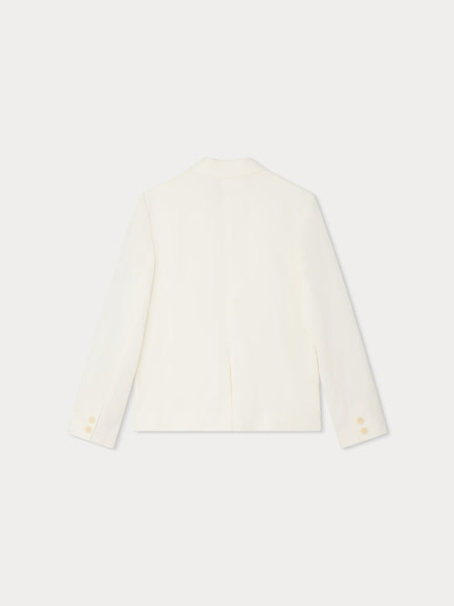 Blazer blanc cassé