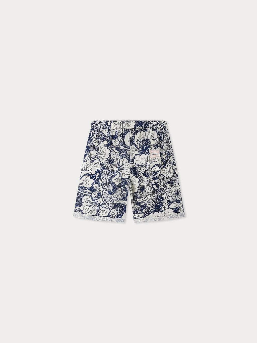 Short en popeline à imprimé floral