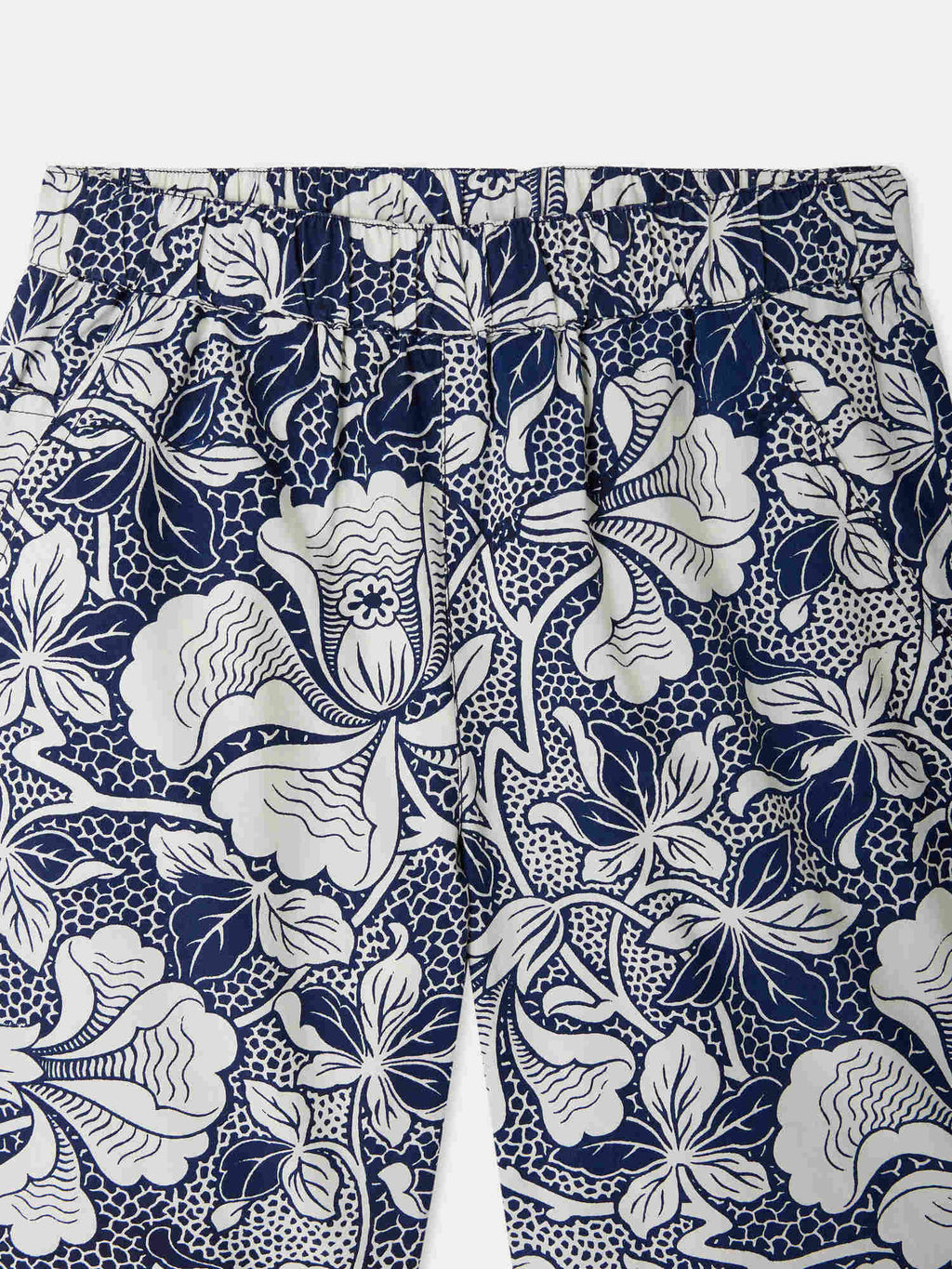 Short en popeline à imprimé floral