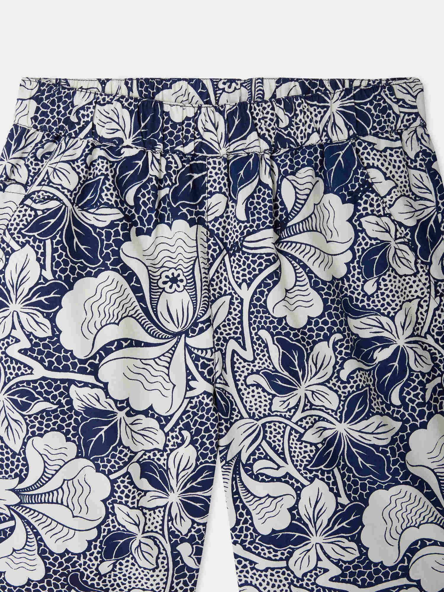 Short en popeline à imprimé floral
