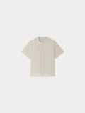 chemise à carreaux avec col mandarin
