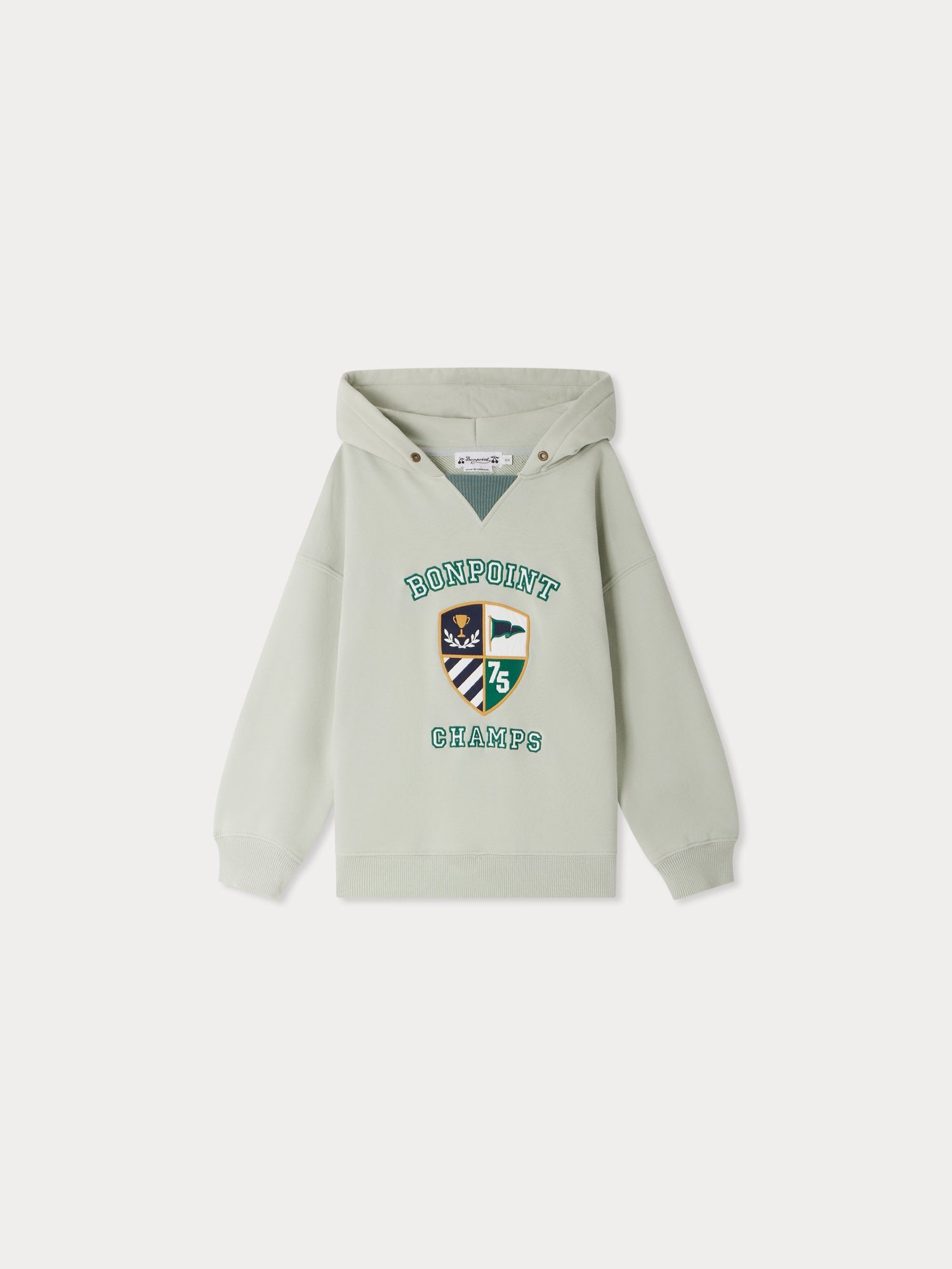 Sweat-shirt brodé à capuche