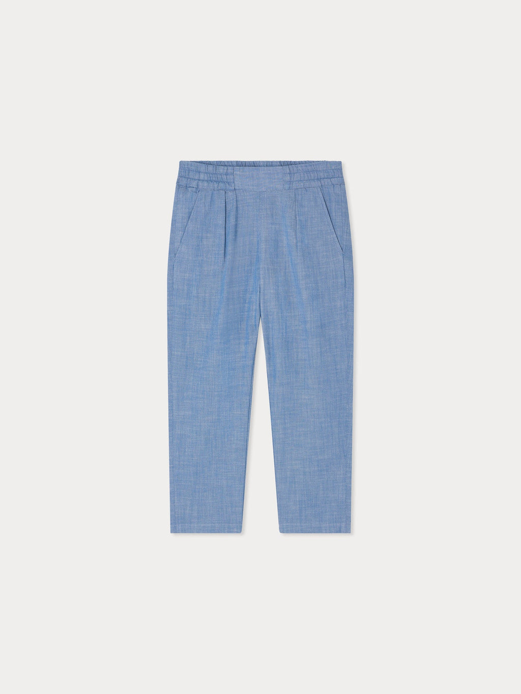 pantalon chino en chambray de coton biologique