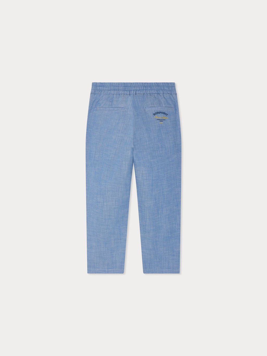 pantalon chino en chambray de coton biologique