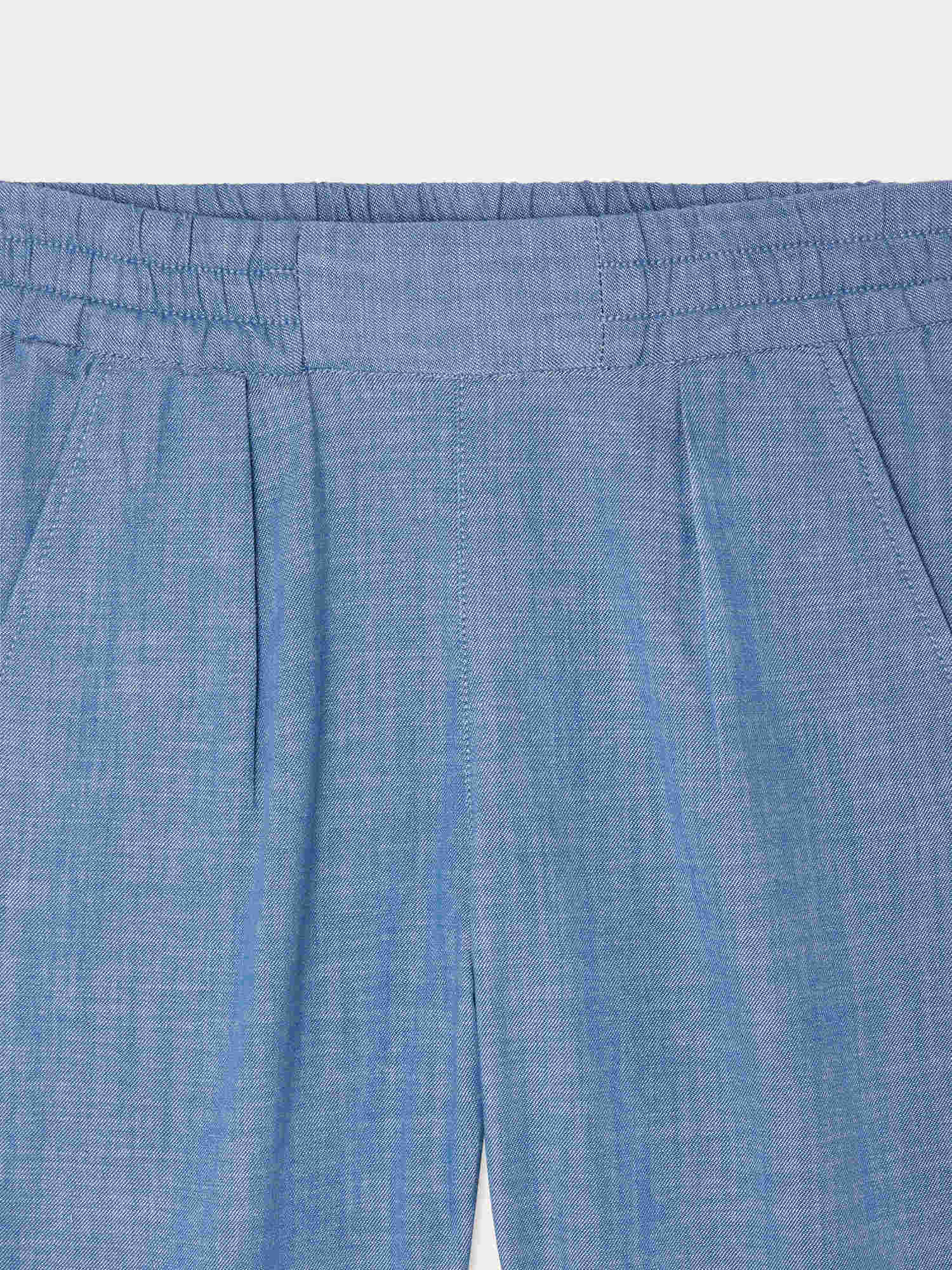 pantalon chino en chambray de coton biologique