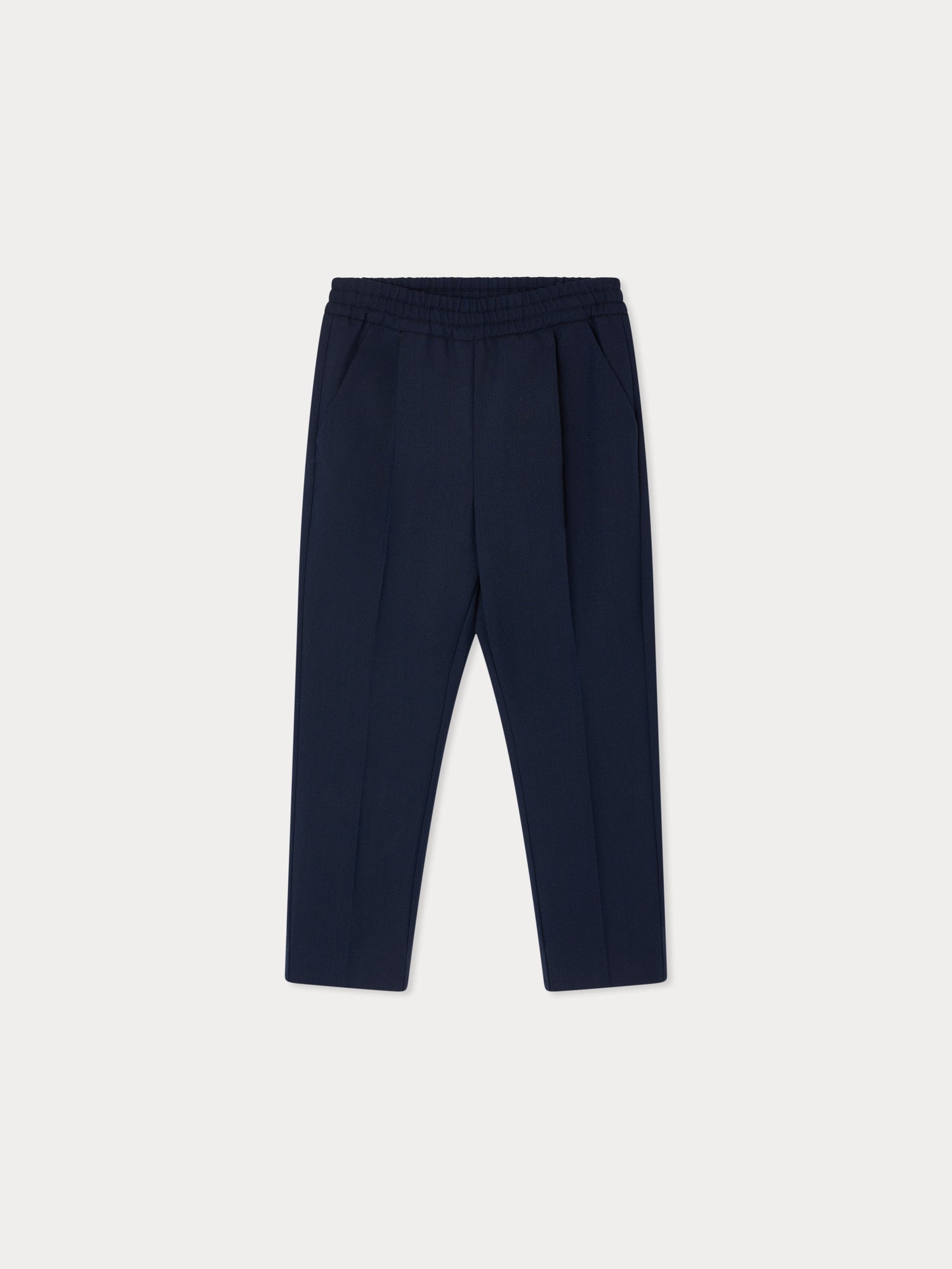 pantalon de costume plissé