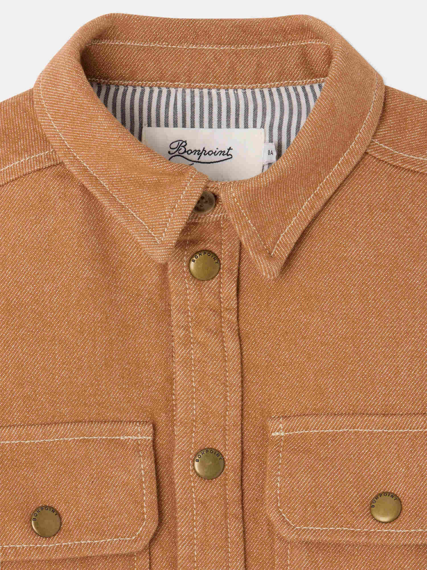chemise en jean de coton biologique