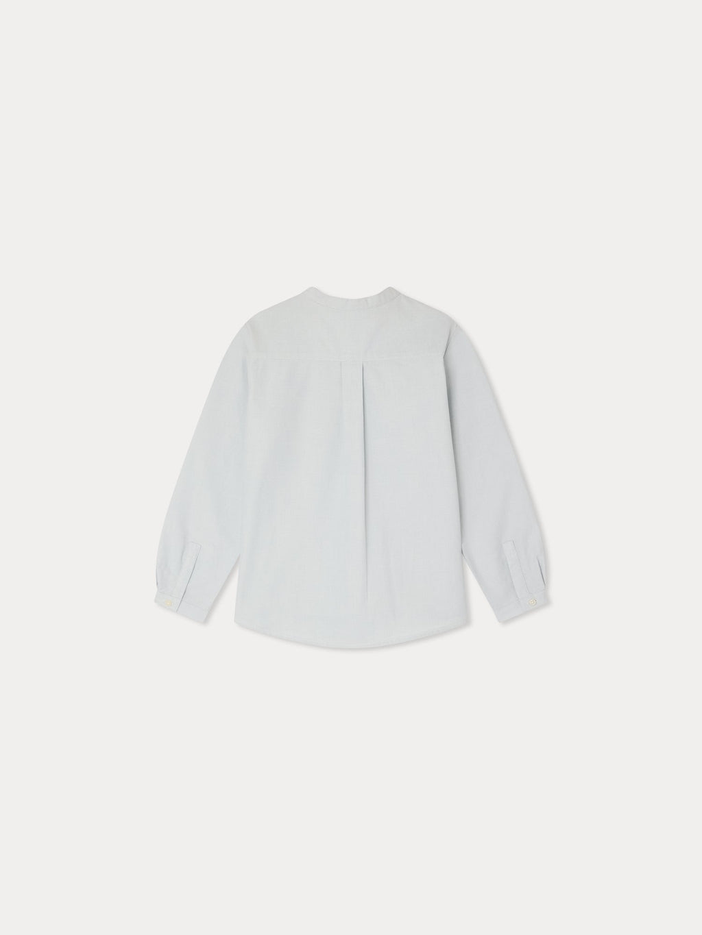 chemise col mao en coton biologique
