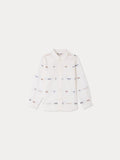 chemise en jacquard de coton biologique léger