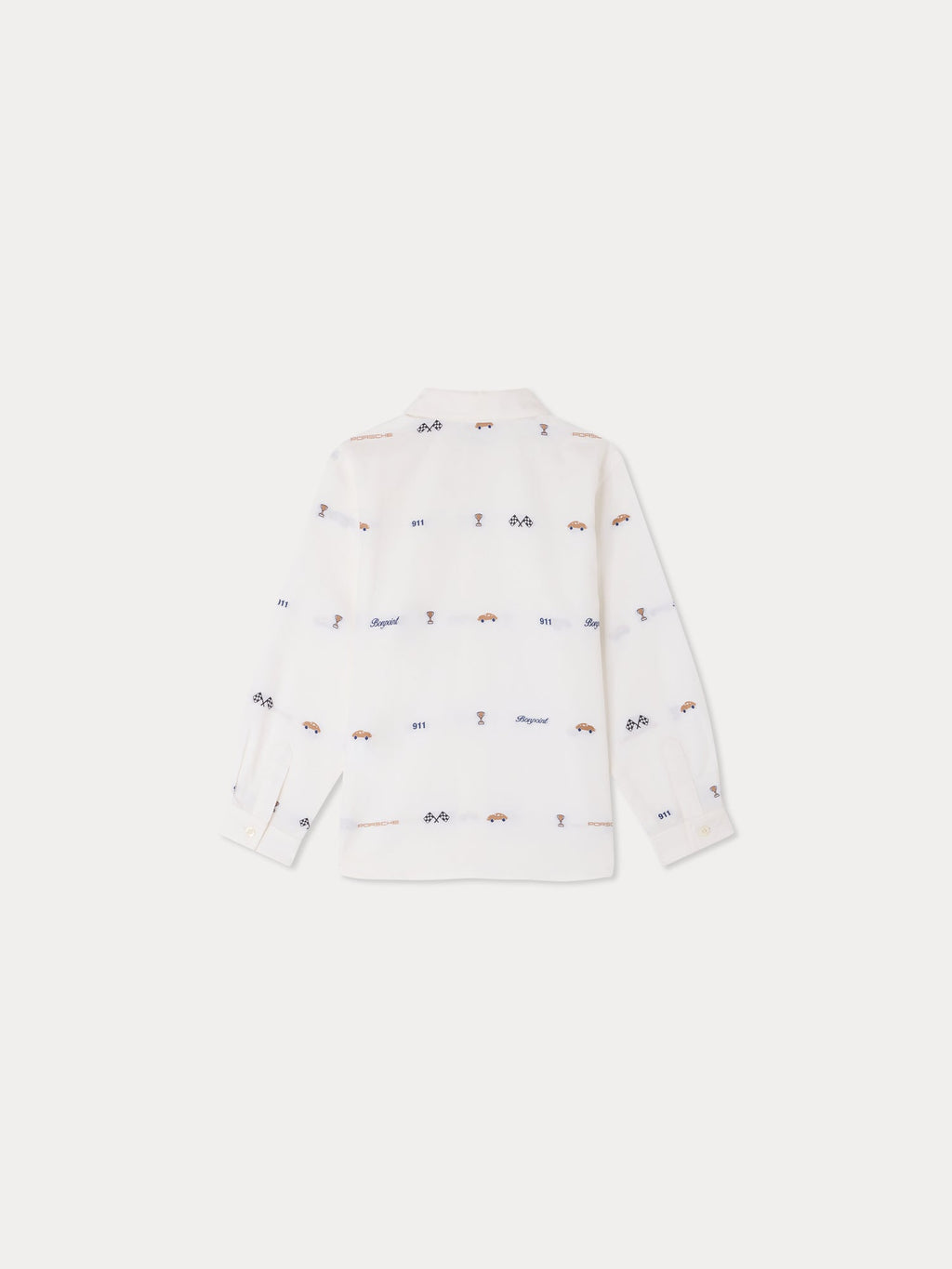 chemise en jacquard de coton biologique léger