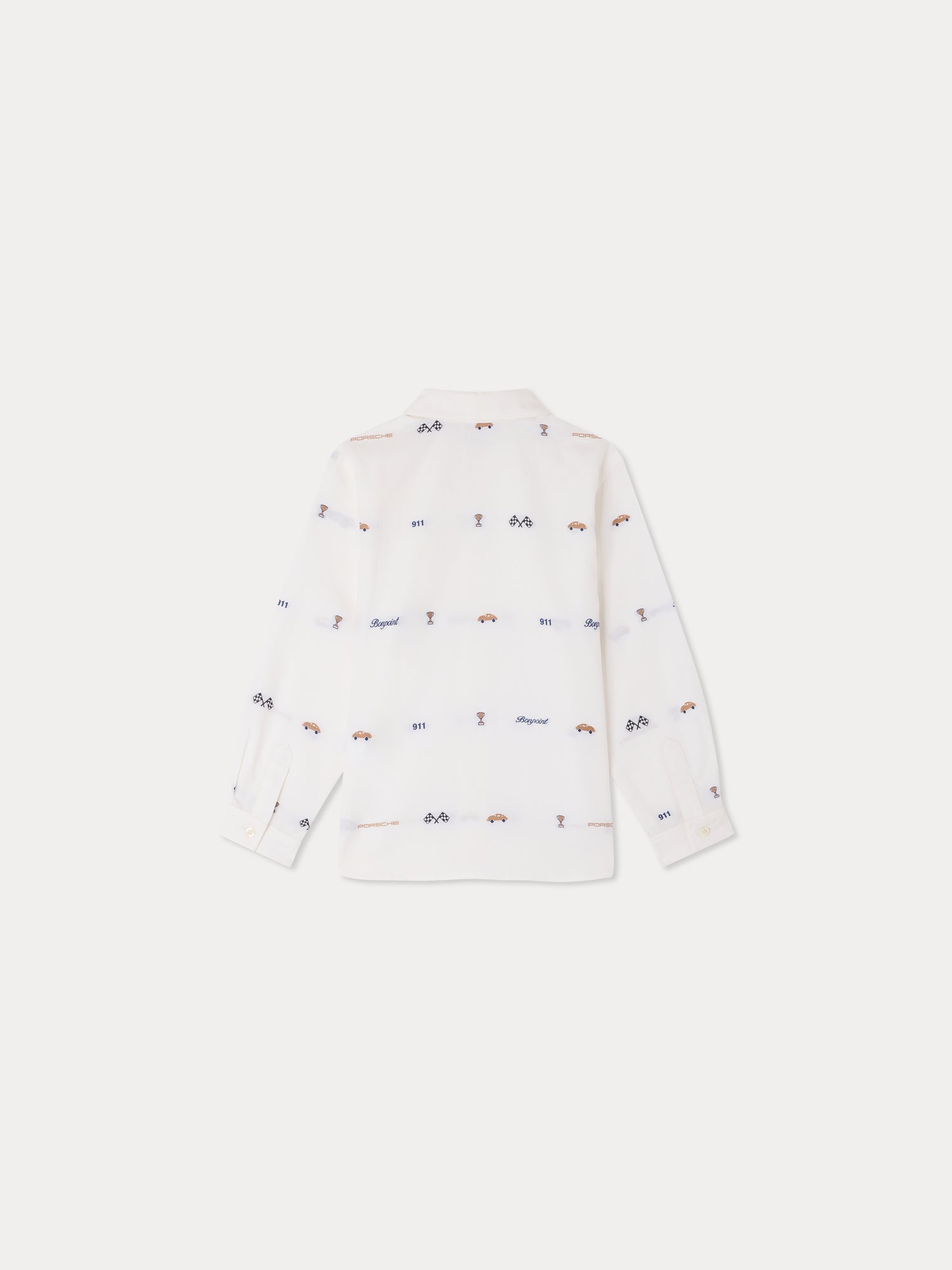 chemise en jacquard de coton biologique léger