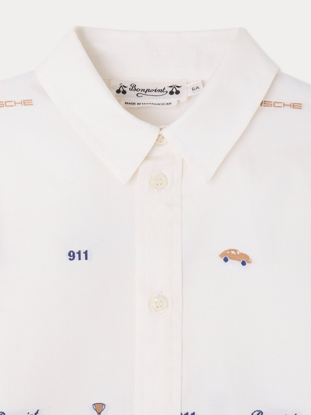 chemise en jacquard de coton biologique léger