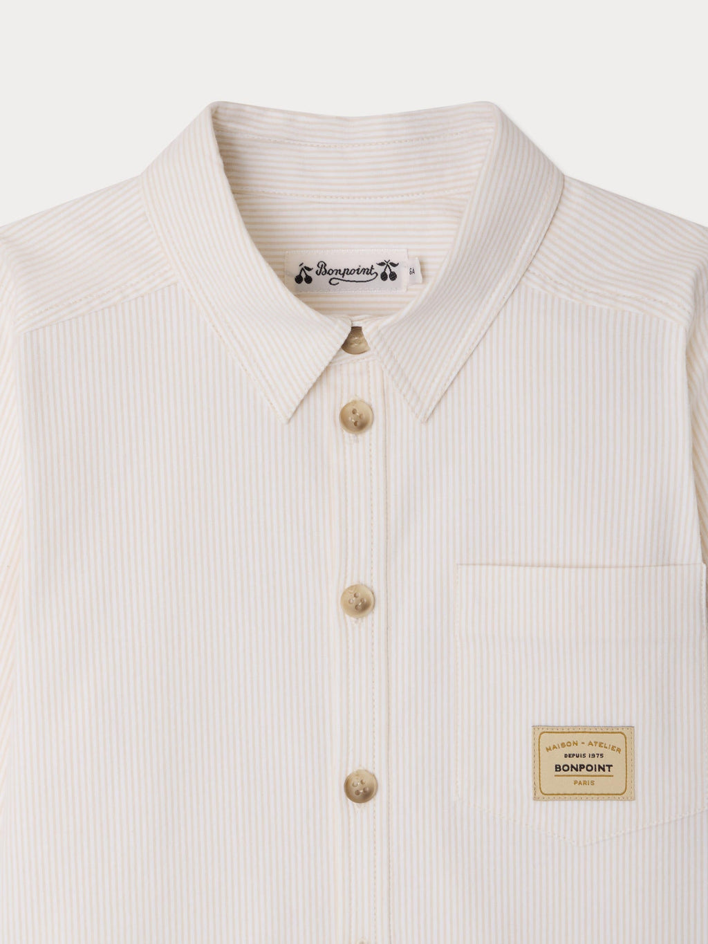 chemise en coton seersucker biologique