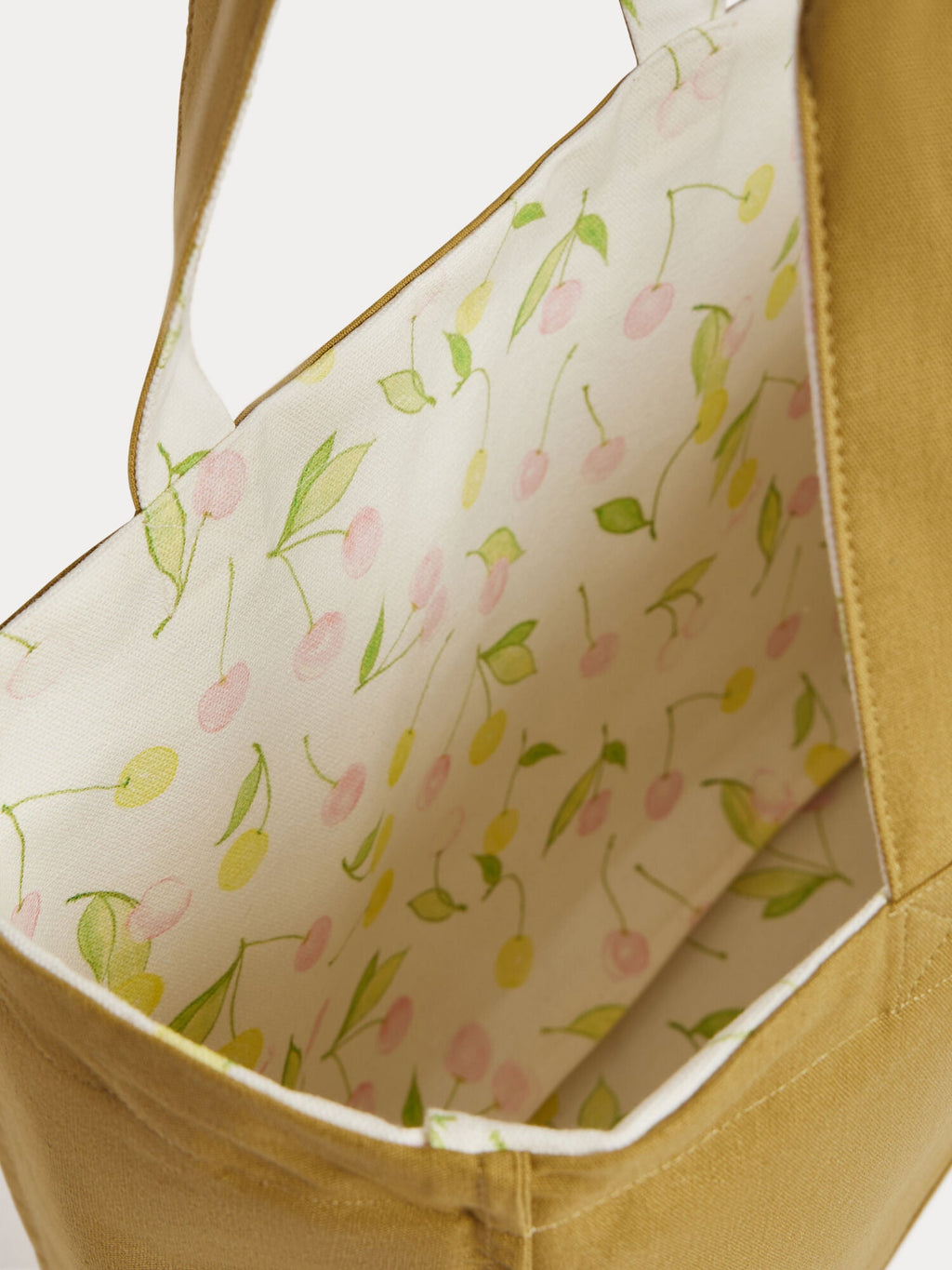sac cabas réversible imprimé cerises