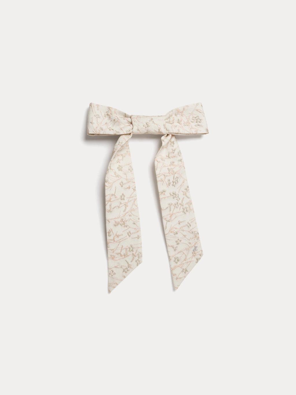 Barrette brodée à la main