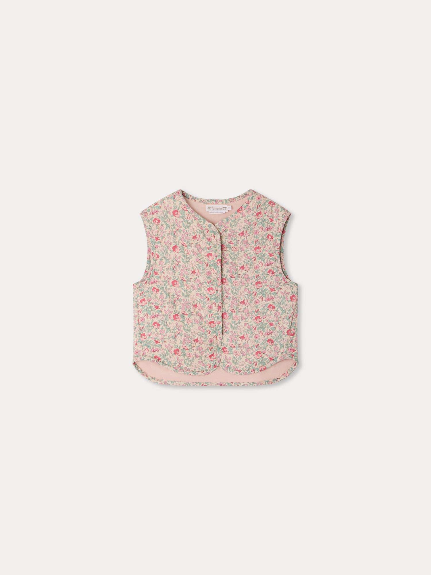 veste matelassée en tissu de coton biologique