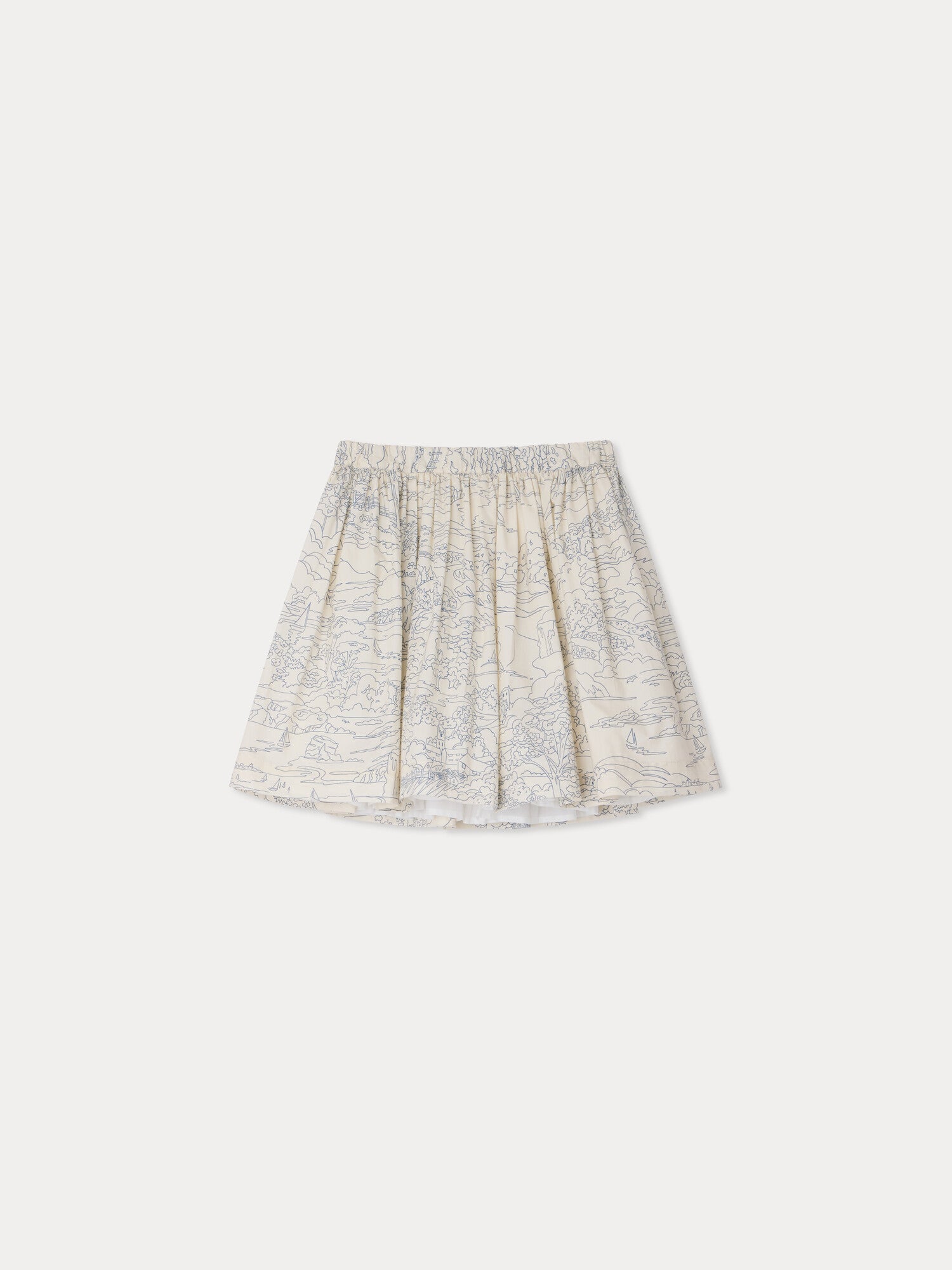 jupe en tissu de coton biologique