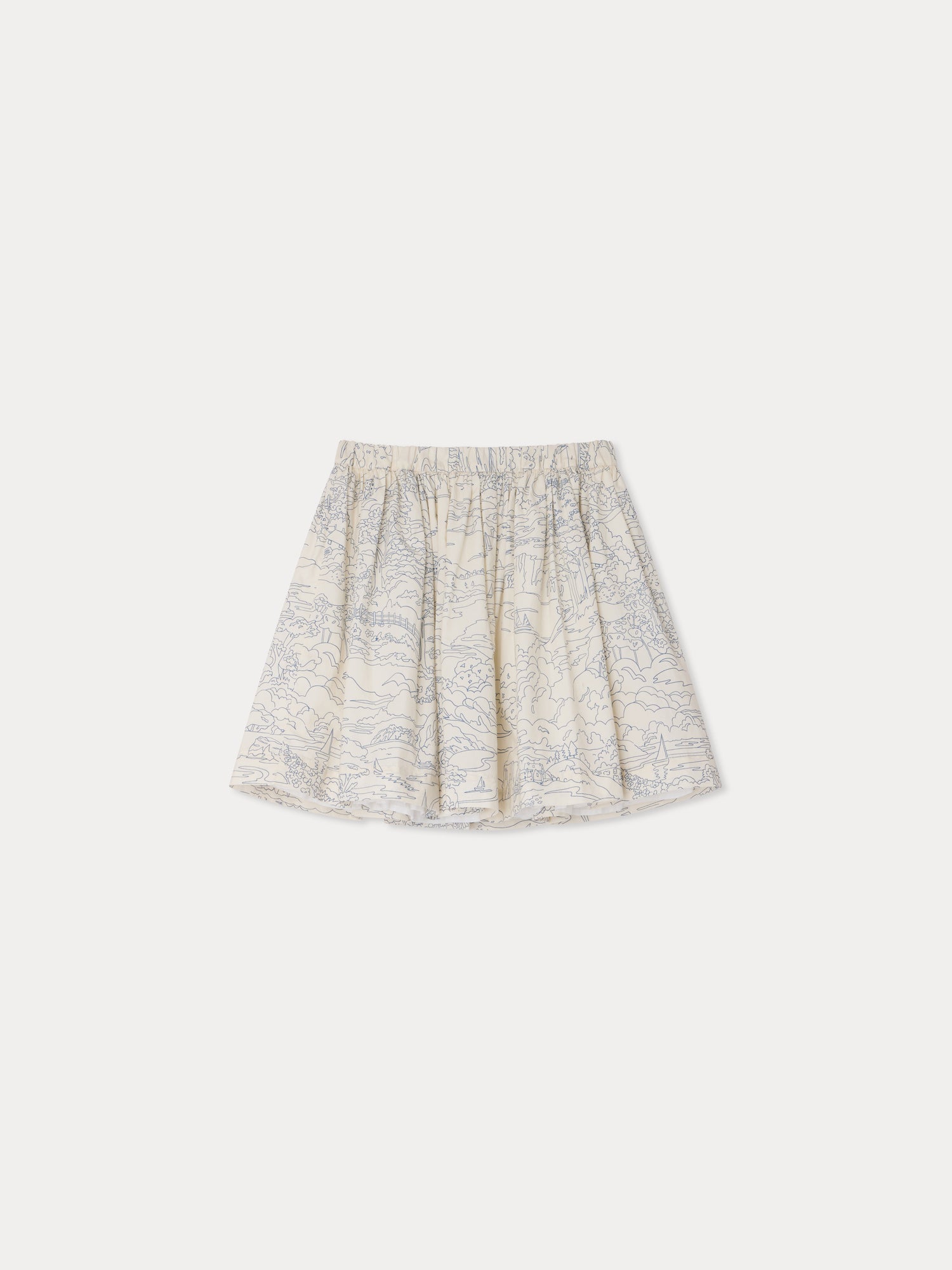 jupe en tissu de coton biologique