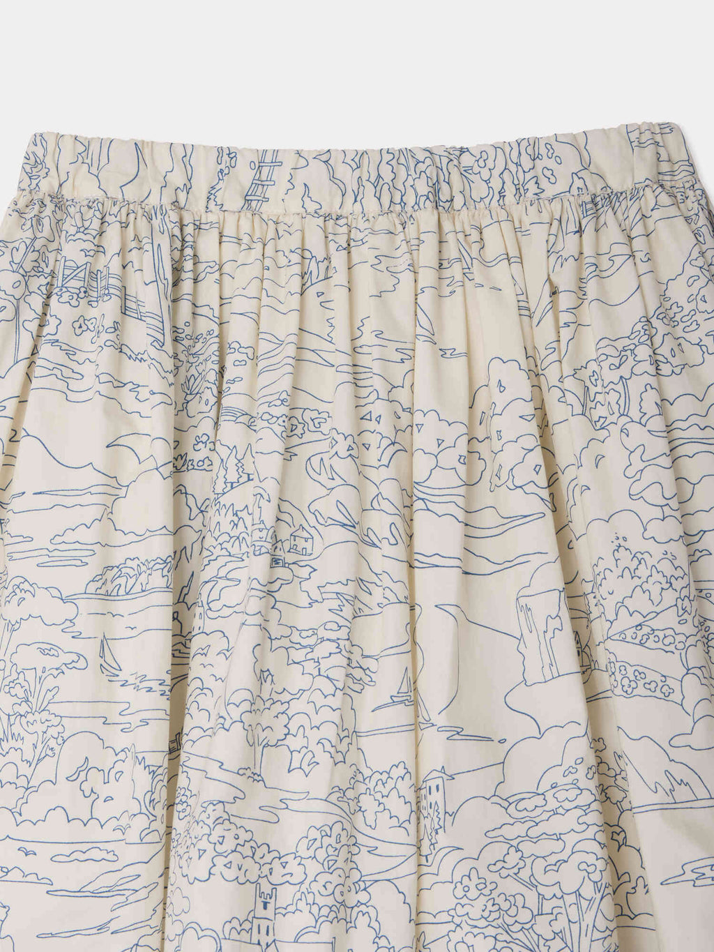 jupe en tissu de coton biologique