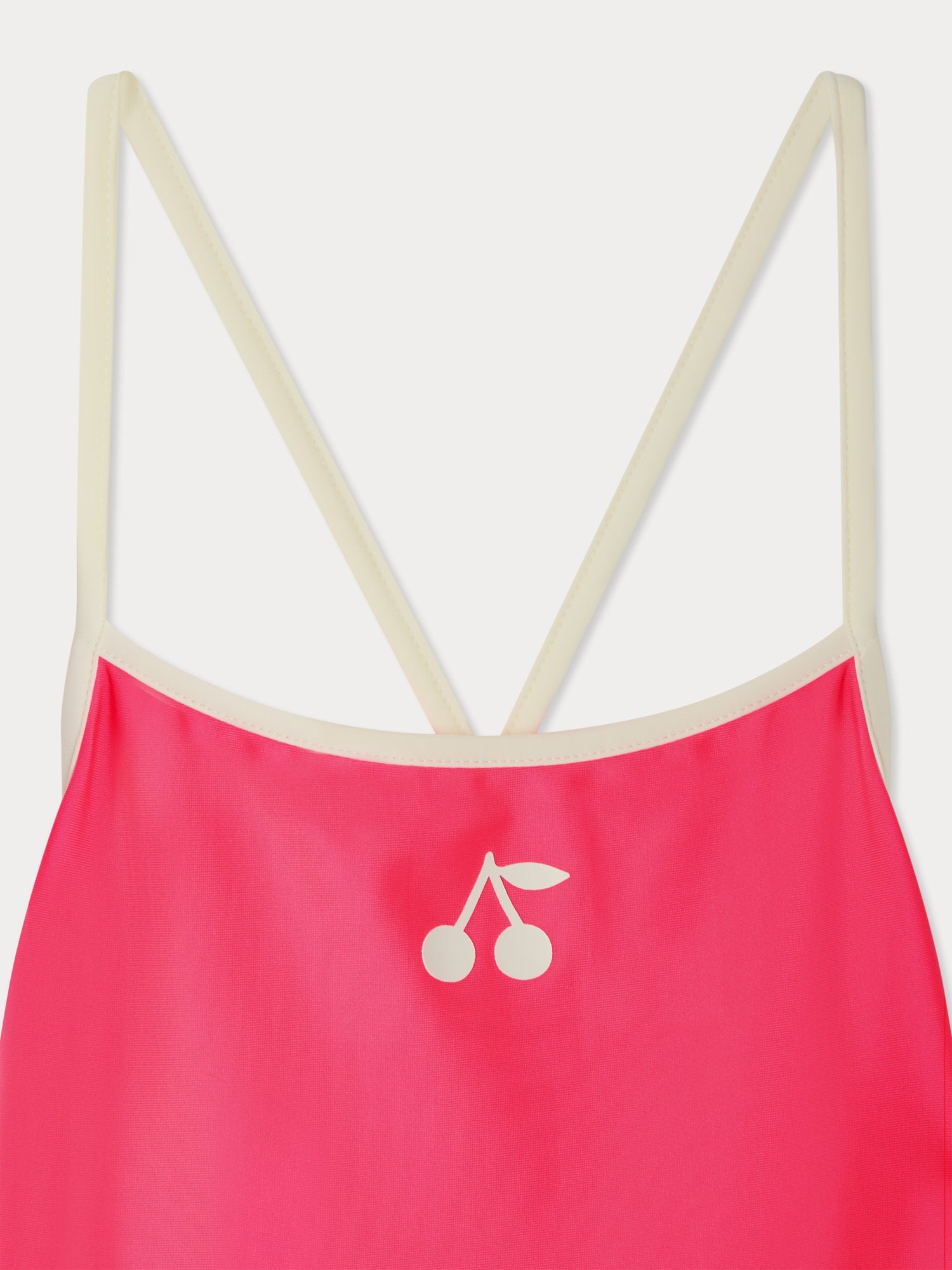 maillot de bain une pièce rose fluo
