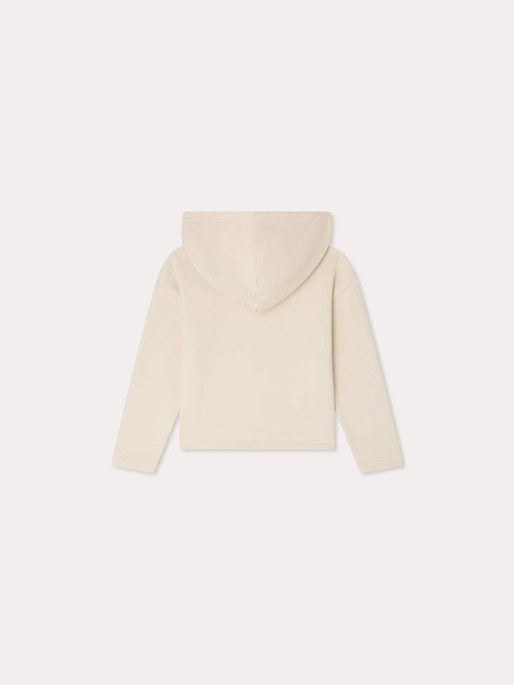 Sweat-shirt appliqué en tissu en coton biologique