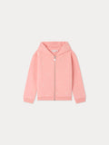 sweat à capuche en coton biologique brodé de cerises