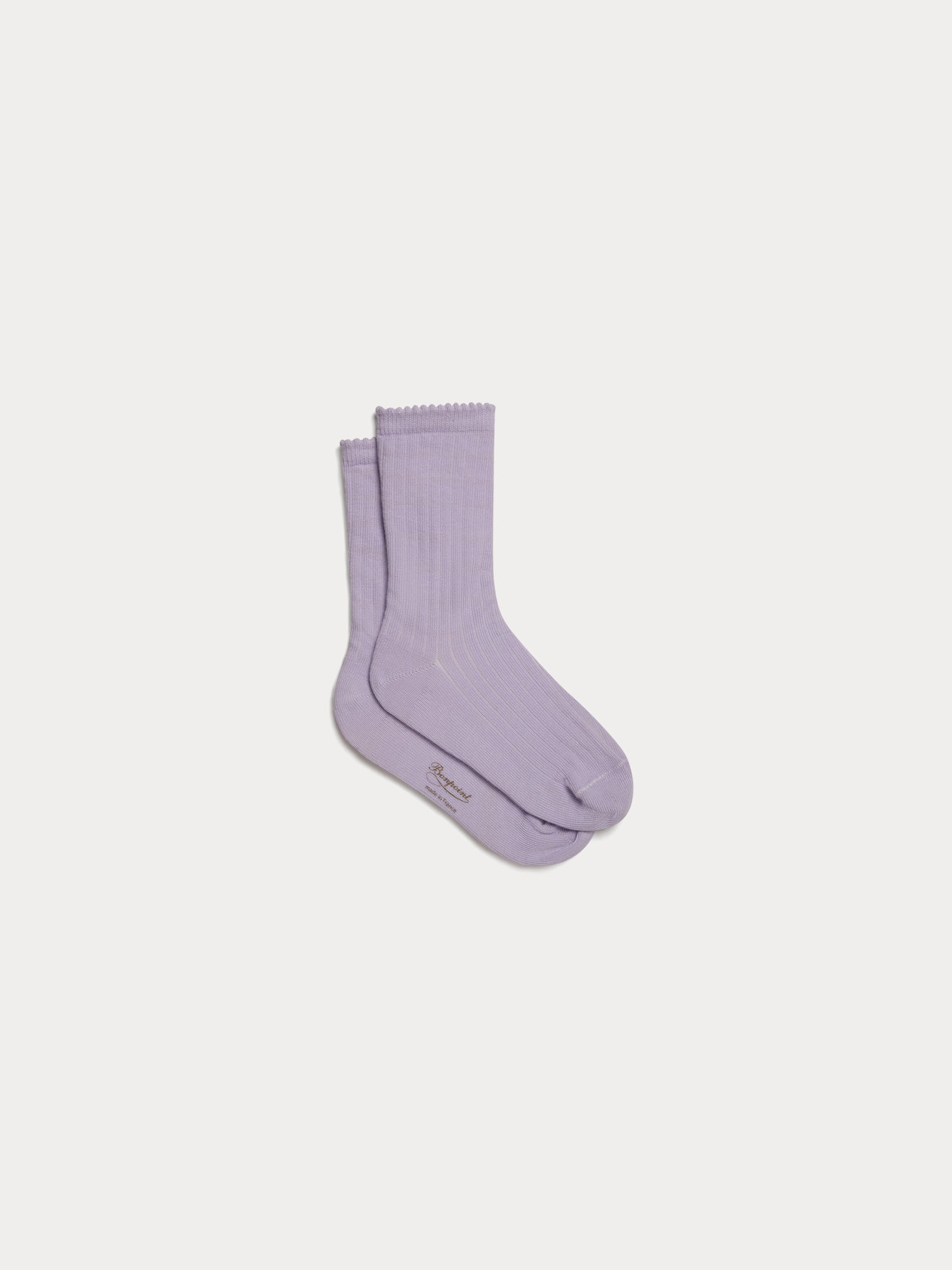 chaussettes lilas
