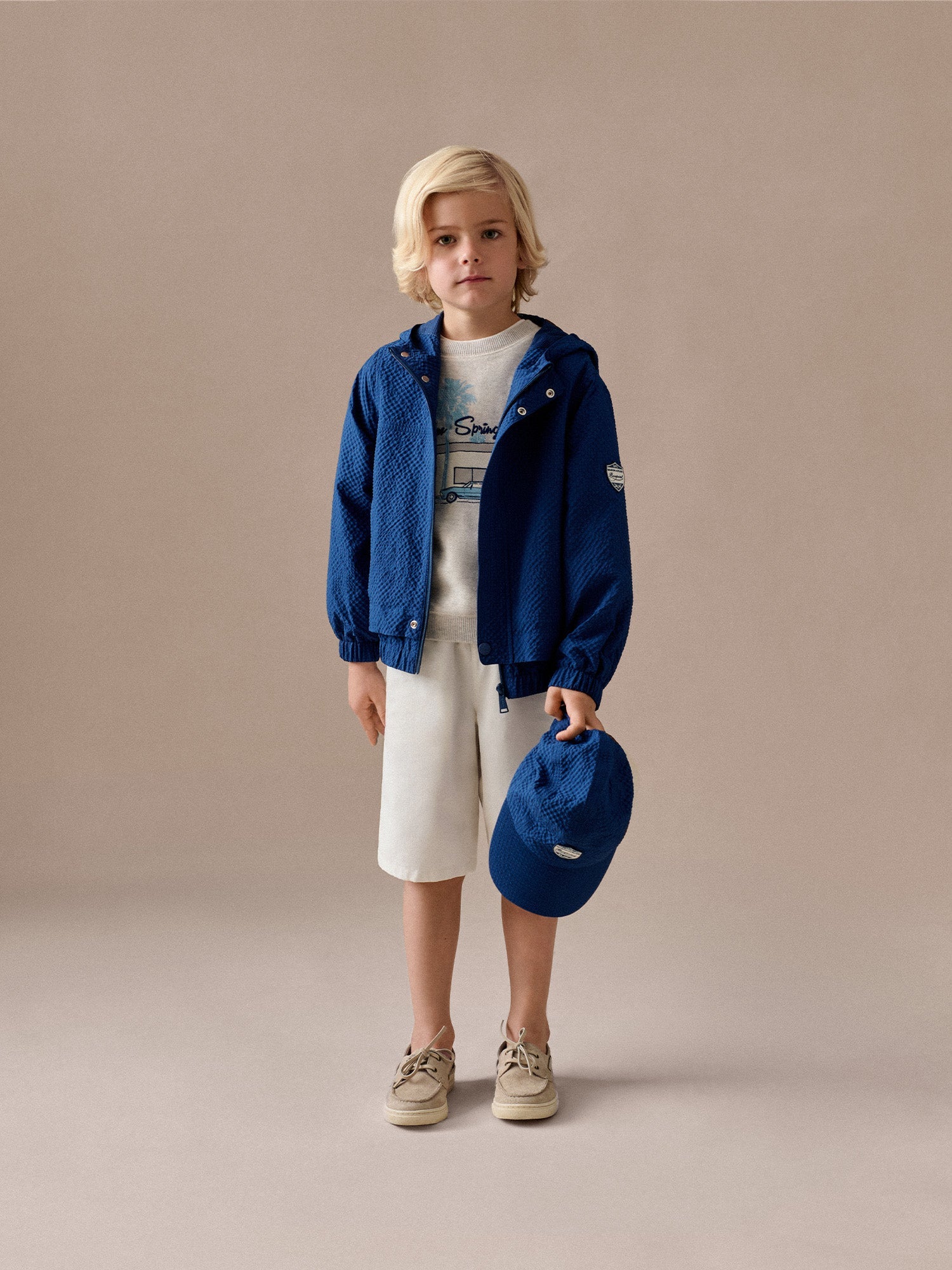 veste en seersucker déperlant